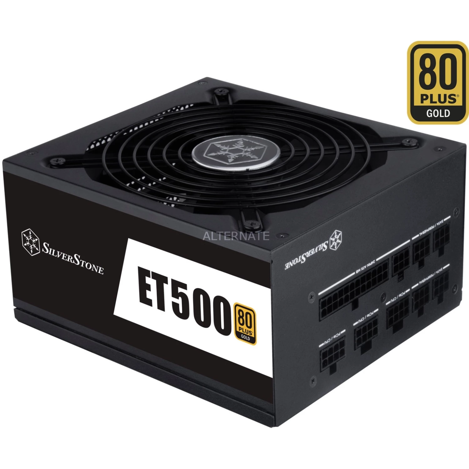 Hardware SilverStone SST-ET500-MG, PC-Netzteil (schwarz, 2x PCIe, Kabel-Management, 500 Watt) 3 Hardware SilverStone SST-ET500-MG, PC-Netzteil (schwarz, 2x PCIe, Kabel-Management, 500 Watt)