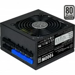 Ab 750 Watt SilverStone SST-ST1000-PTS 1000W, PC-Netzteil (schwarz, 8x PCIe, Kabel-Management, 1000 Watt)