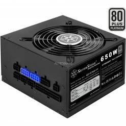 Ab 500 Watt SilverStone SST-ST65F-PT V1.1, PC-Netzteil (schwarz, 4x PCIe, Kabel-Management, 650 Watt)