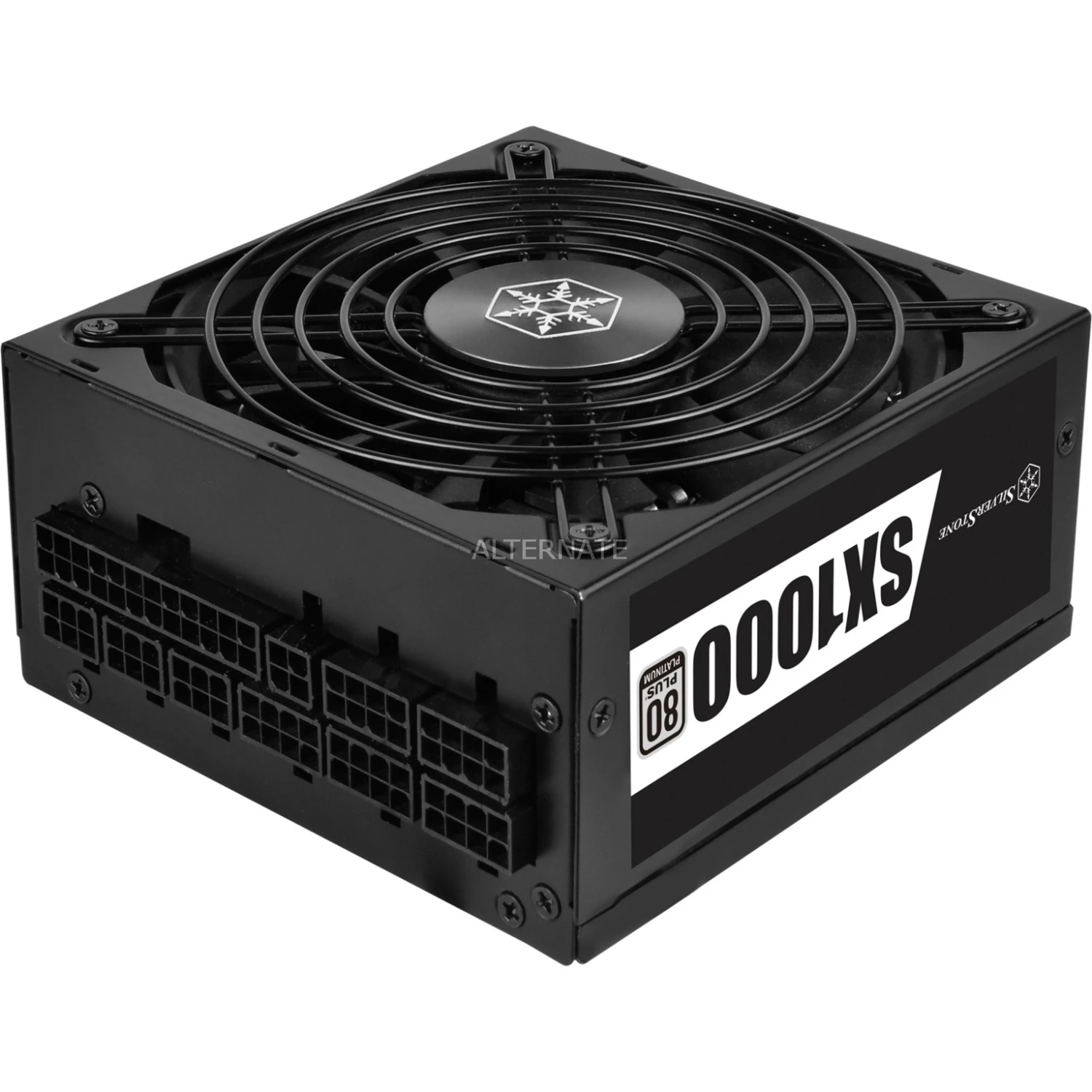 Ab 750 Watt SilverStone SST-SX1000-LPT Platinum V1.1, PC-Netzteil (schwarz, 6x PCIe, Kabel-Management, 1000 Watt) 4 Ab 750 Watt SilverStone SST-SX1000-LPT Platinum V1.1, PC-Netzteil (schwarz, 6x PCIe, Kabel-Management, 1000 Watt) – Bild 2