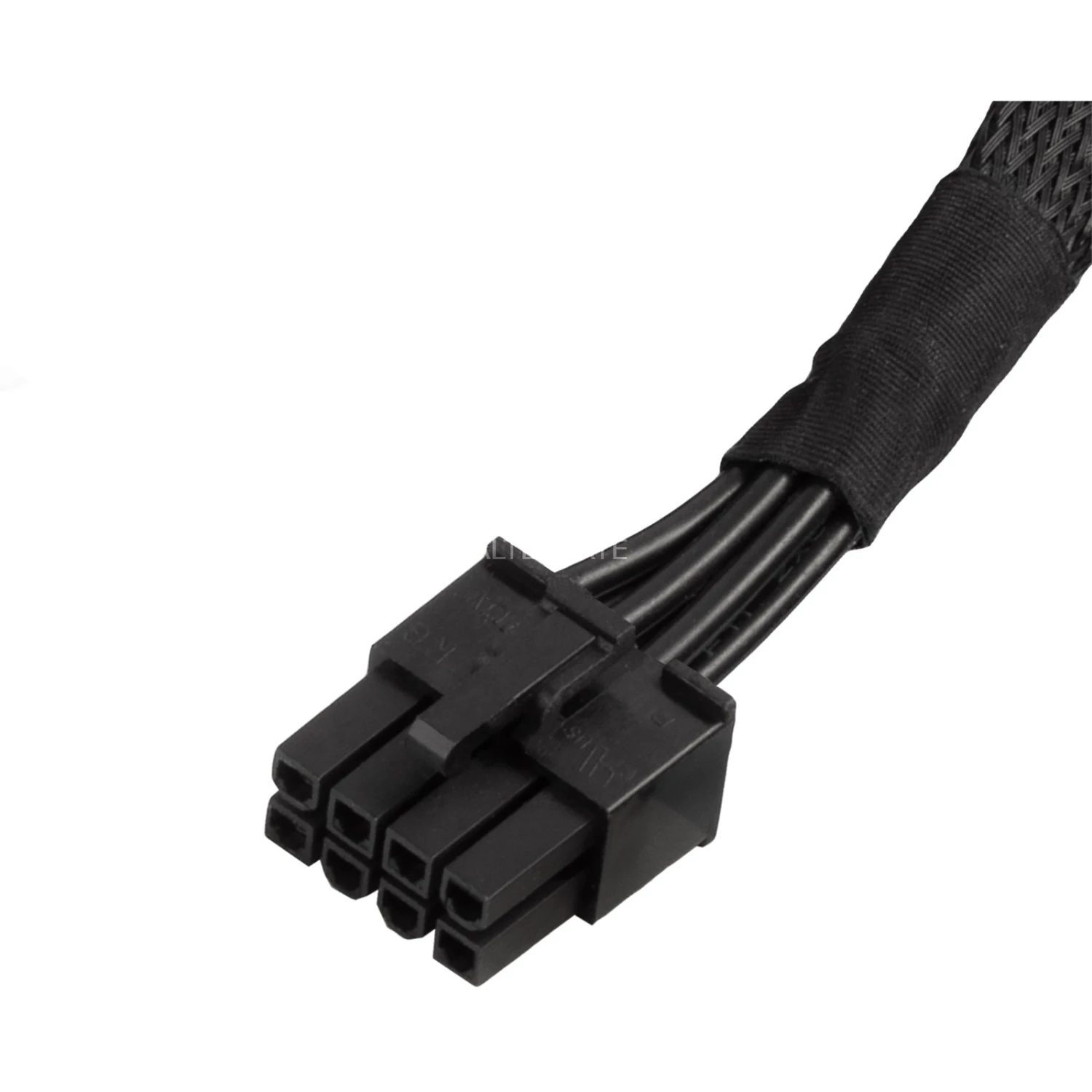 Gesleevte Kabel SilverStone Stromkabel SST-PP12-EPS (schwarz, 55cm) 4 Gesleevte Kabel SilverStone Stromkabel SST-PP12-EPS (schwarz, 55cm) – Bild 3