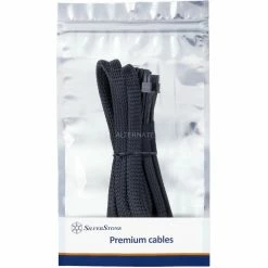 Gesleevte Kabel SilverStone Stromkabel SST-PP12-EPS (schwarz, 55cm) 12 Gesleevte Kabel SilverStone Stromkabel SST-PP12-EPS (schwarz, 55cm) -Angebote Netzteile Store SilverStone Stromkabel SST PP12 EPS@@1737114 5