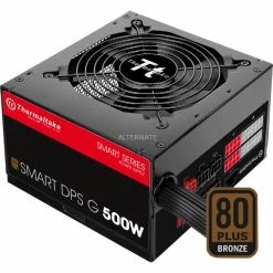 Hardware Thermaltake SMART DPS G Digital 500W 80+ Bronze, PC-Netzteil (schwarz, 2x PCIe, Kabel-Management, 500 Watt)