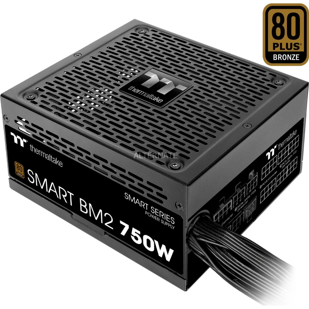 Ab 750 Watt Thermaltake Smart BM2 Semi Modular 750W, PC-Netzteil (schwarz, 4x PCIe, Kabel-Management, 750 Watt) 3 Ab 750 Watt Thermaltake Smart BM2 Semi Modular 750W, PC-Netzteil (schwarz, 4x PCIe, Kabel-Management, 750 Watt)