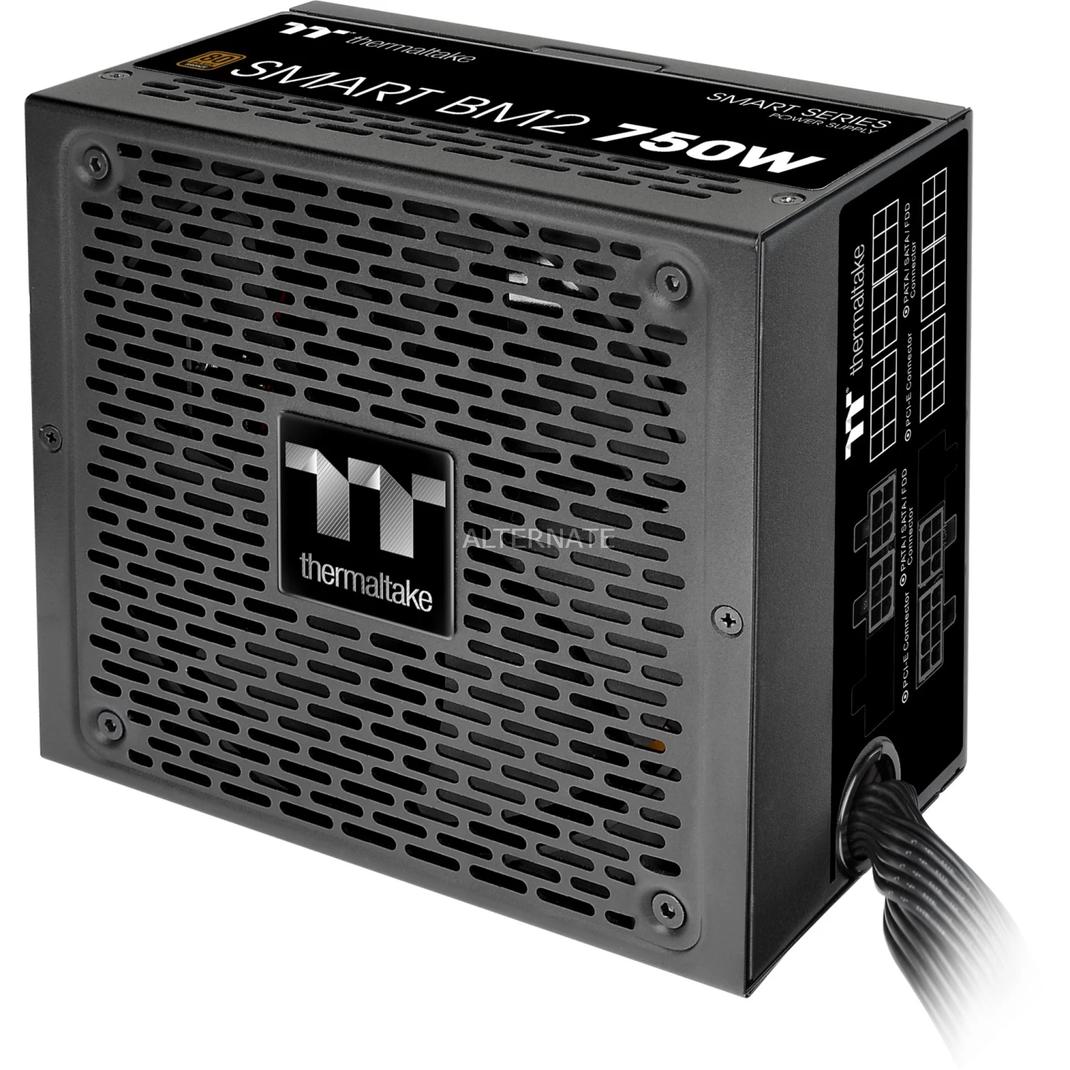 Ab 750 Watt Thermaltake Smart BM2 Semi Modular 750W, PC-Netzteil (schwarz, 4x PCIe, Kabel-Management, 750 Watt) 7 Ab 750 Watt Thermaltake Smart BM2 Semi Modular 750W, PC-Netzteil (schwarz, 4x PCIe, Kabel-Management, 750 Watt) – Bild 5