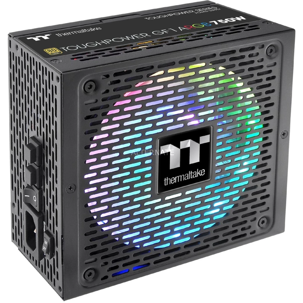 Ab 750 Watt Thermaltake Toughpower GF1 ARGB 750W, PC-Netzteil (schwarz, 4x PCIe, Kabel-Management, 750 Watt) 5 Ab 750 Watt Thermaltake Toughpower GF1 ARGB 750W, PC-Netzteil (schwarz, 4x PCIe, Kabel-Management, 750 Watt) – Bild 3