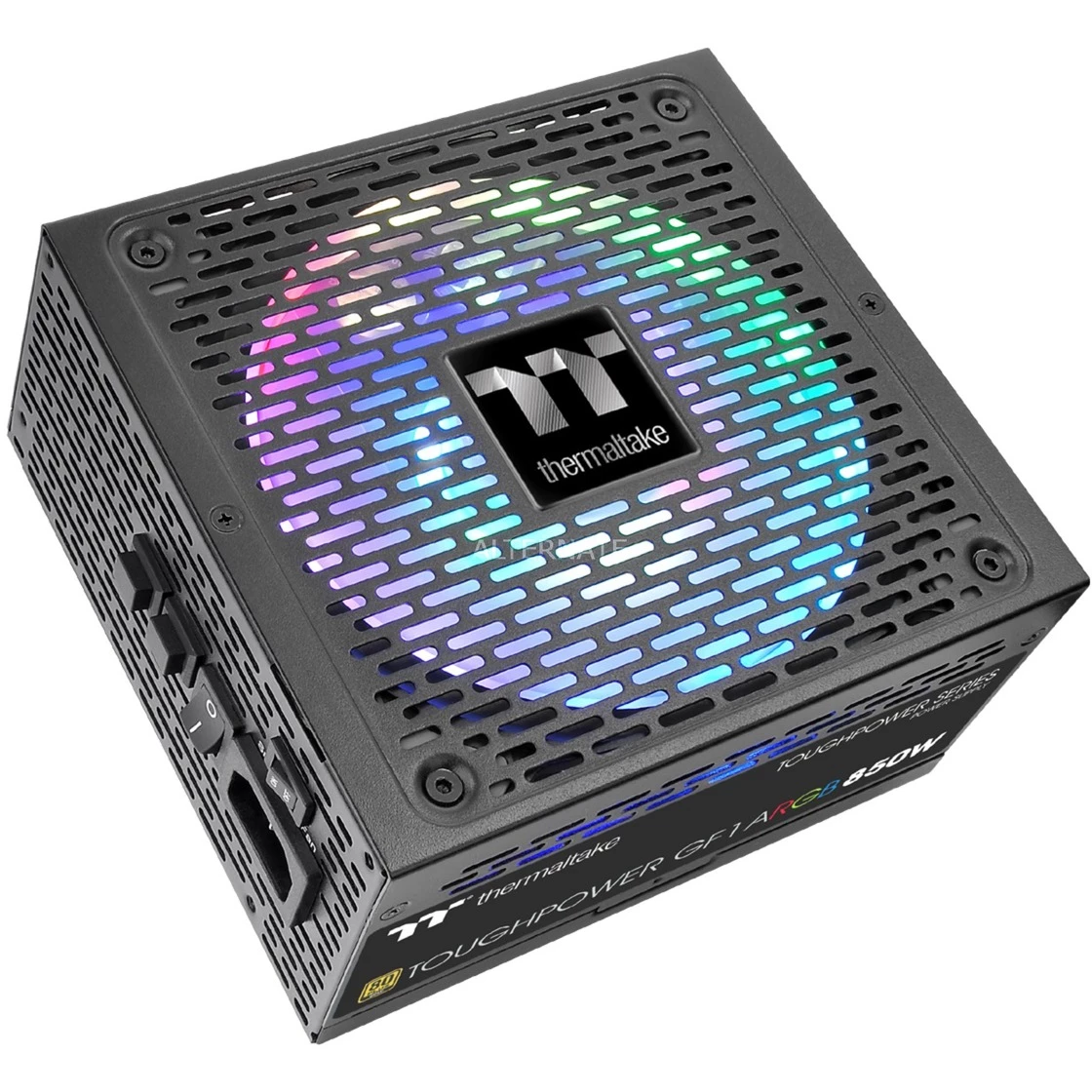 Ab 750 Watt Thermaltake Toughpower GF1 ARGB 850W, PC-Netzteil (schwarz, 6x PCIe, Kabel-Management, 850 Watt) 5 Ab 750 Watt Thermaltake Toughpower GF1 ARGB 850W, PC-Netzteil (schwarz, 6x PCIe, Kabel-Management, 850 Watt) – Bild 3