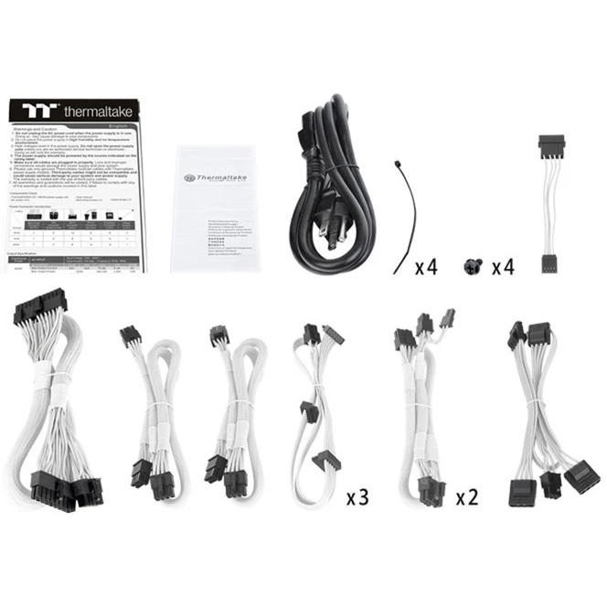 Ab 750 Watt Thermaltake Toughpower GF1 Gold Snow Edition 750W, PC-Netzteil (weiß, 4x PCIe, Kabel-Management, 750 Watt) 8 Ab 750 Watt Thermaltake Toughpower GF1 Gold Snow Edition 750W, PC-Netzteil (weiß, 4x PCIe, Kabel-Management, 750 Watt) – Bild 6