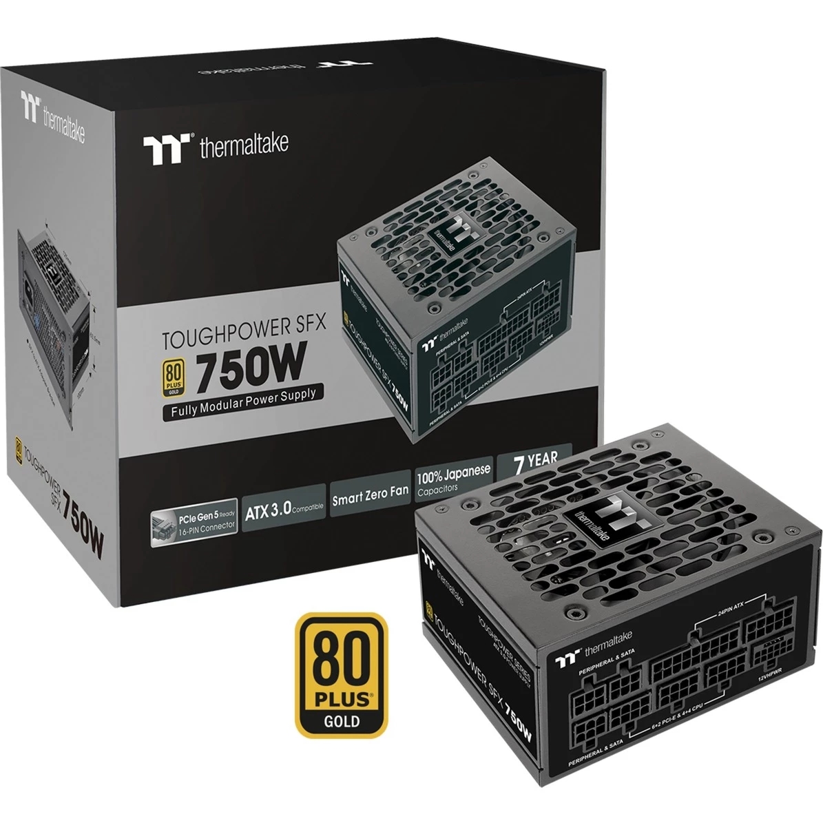 Ab 750 Watt Thermaltake Toughpower SFX 750W, PC-Netzteil (schwarz, 2x PCIe, Kabel-Management, 750 Watt) 3 Ab 750 Watt Thermaltake Toughpower SFX 750W, PC-Netzteil (schwarz, 2x PCIe, Kabel-Management, 750 Watt)