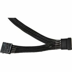 Gesleevte Kabel Be Quiet! 2x S-ATA 40 Cm, Kabel (schwarz)
