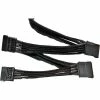 Gesleevte Kabel Be Quiet! 4x S-ATA 60 Cm, Kabel (schwarz)