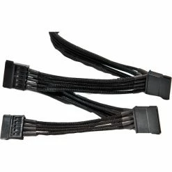 Gesleevte Kabel Be Quiet! 4x S-ATA 60 Cm, Kabel (schwarz)