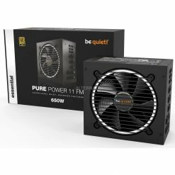 Ab 500 Watt Be Quiet! Pure Power 11 FM 650W, PC-Netzteil (schwarz, 4x PCIe, Kabel-Management, 650 Watt) -Angebote Netzteile Store be quiet Pure Power 11 FM 650W PC Netzteil@@1743692 2