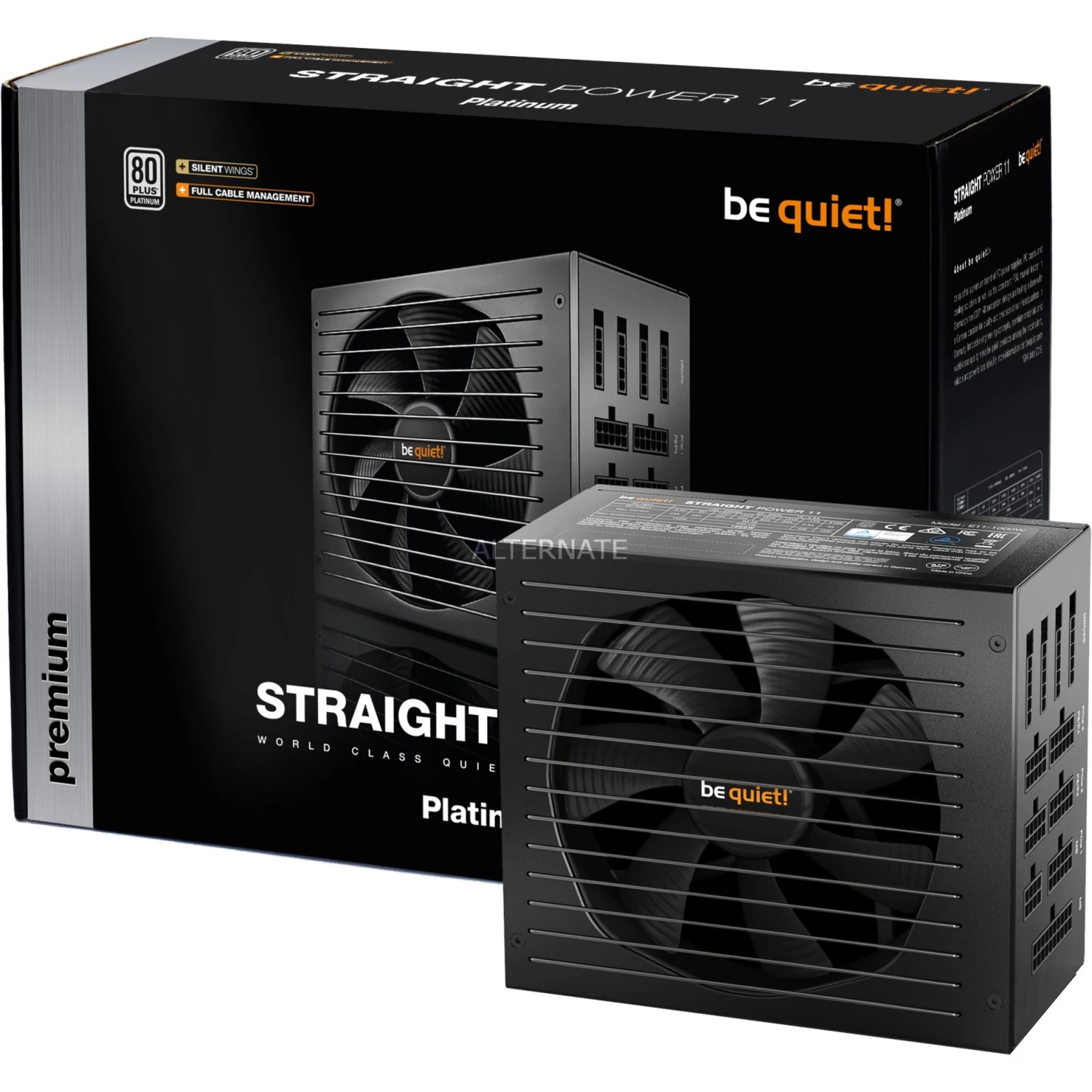 Ab 750 Watt Be Quiet! STRAIGHT POWER 11 Platinum 1200W, PC-Netzteil (schwarz, 6x PCIe, Kabel-Management, 1200 Watt) 8 Ab 750 Watt Be Quiet! STRAIGHT POWER 11 Platinum 1200W, PC-Netzteil (schwarz, 6x PCIe, Kabel-Management, 1200 Watt) – Bild 6