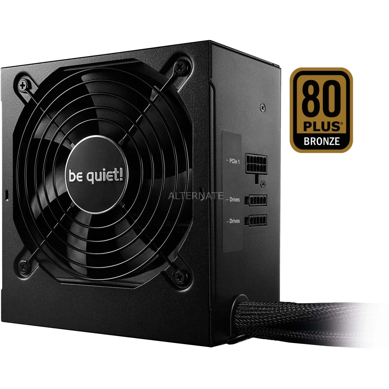 Unter 500 Watt Be Quiet! System Power 9 CM 400W, PC-Netzteil (schwarz, 2x PCIe, Kabel-Management, 400 Watt) 3 Unter 500 Watt Be Quiet! System Power 9 CM 400W, PC-Netzteil (schwarz, 2x PCIe, Kabel-Management, 400 Watt)